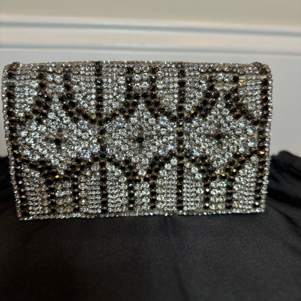 Alice + Olivia Be Beaded Rhinestone Evening Clutch